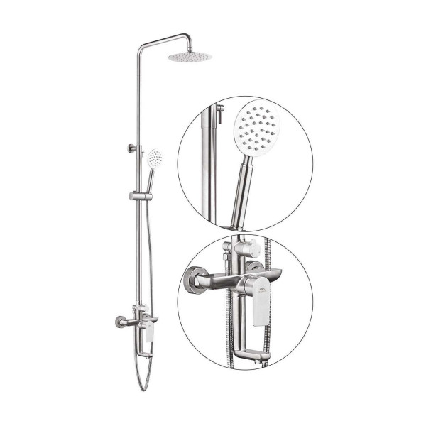 Душевая система FASHUN A52419, сатин. Фото 1