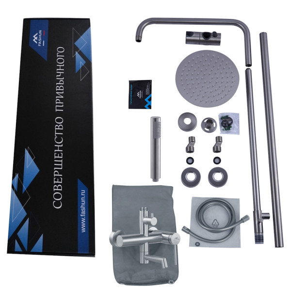 Душевая система FASHUN A52433, сатин. Фото 3