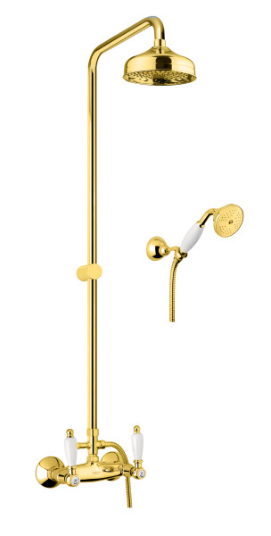 Душевая система Fiore COLONIALE 02OO0620, золото. Фото 1