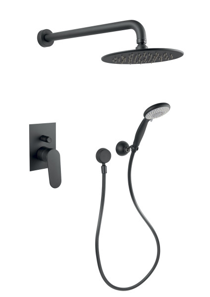 Душевая система Fiore KEVON BLACK MATT 81NN7557, черный. Фото 1