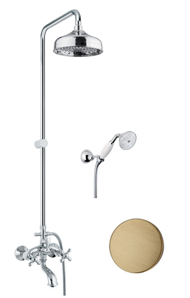 Душевая система Fiore MARGOT 26ZZ0615, бронза. Фото 1