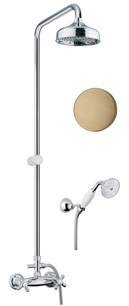Душевая система Fiore MARGOT 26ZZ0620, бронза. Фото 1