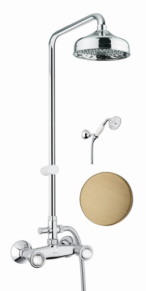 Душевая система Fiore VENERE SKY (SWAROVSKI®) 13ZZ0620, бронза. Фото 1