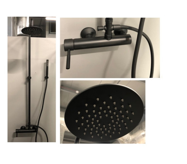 Душевая система Fiore XENON 44NN5168, черный. Фото 3