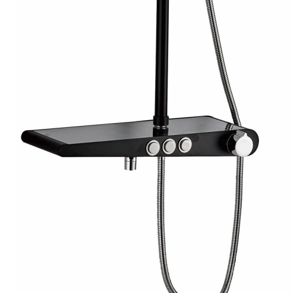 Душевая система Haiba HB2418, черный. Фото 3