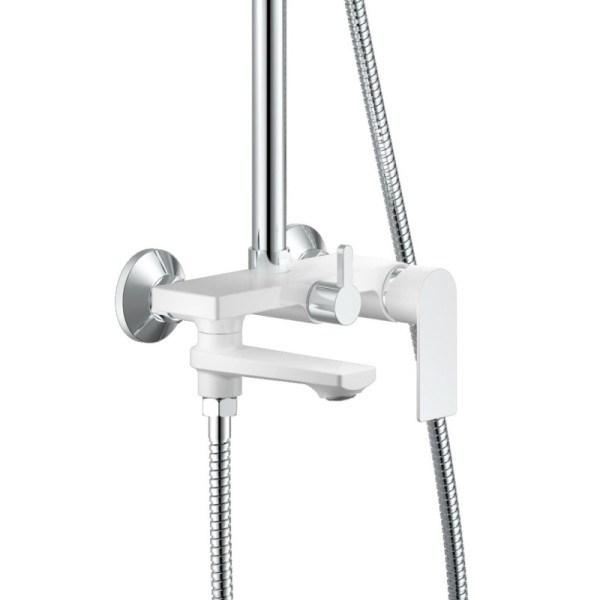 Душевая система Haiba HB24505-8, белый. Фото 3