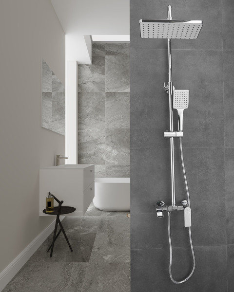 Душевая система Haiba HB24639, хром. Фото 3