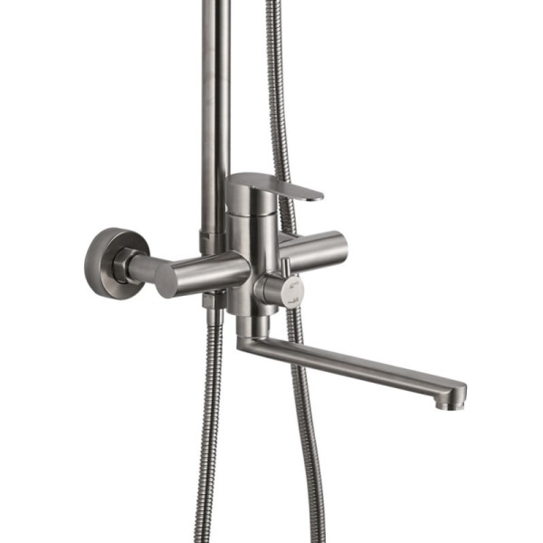 Душевая система Haiba HB24801, сталь. Фото 3