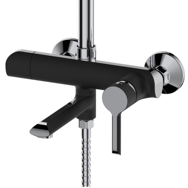 Душевая система Haiba HB24805-7, черный. Фото 3