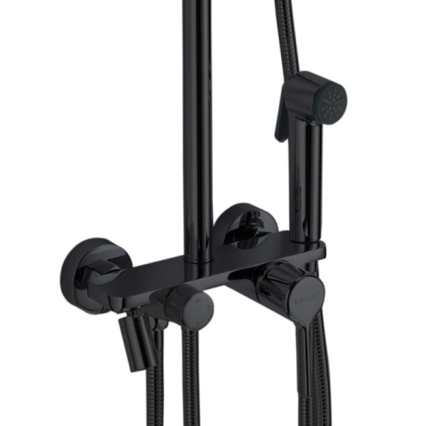 Душевая система Haiba HB24814-7, черный. Фото 3