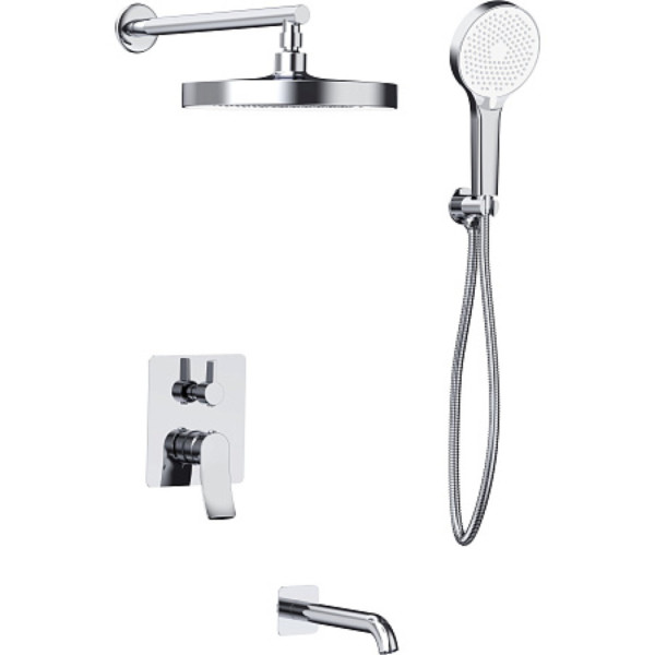 Душевая система HAIBA HB80553 встраиваемая хром. Фото 1