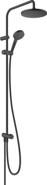 ДУШЕВАЯ СИСТЕМА HANSGROHE VERNIS BLEND SHOWERPIPE 200 1JET RENO 26272670 ЧЕРНЫЙ МАТОВЫЙ. Фото 1