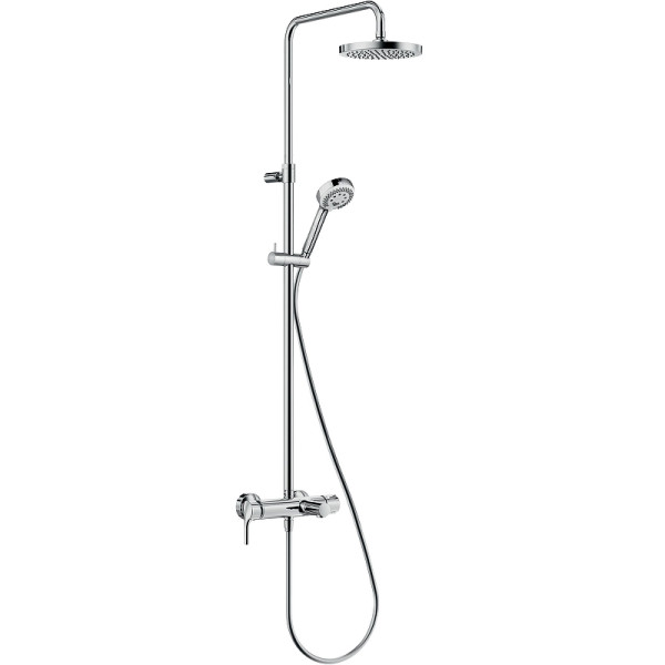 Душевая система KLUDI LOGO DUAL SHOWER SYSTEM для ванны и душа, хром (6808305-00). Фото 1
