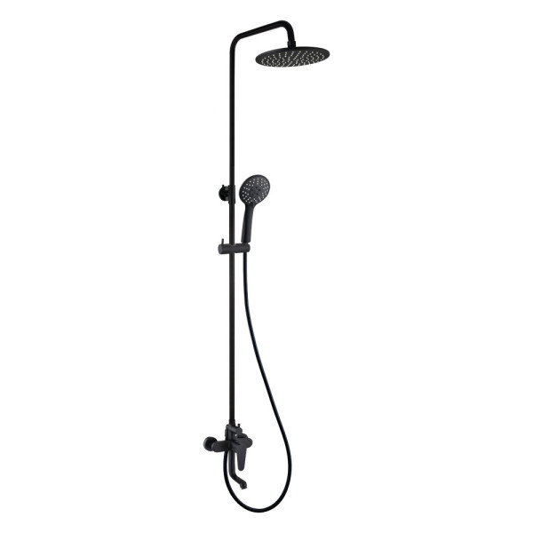 Душевая система Olive s BARROS 22511-1BRB, черный. Фото 1
