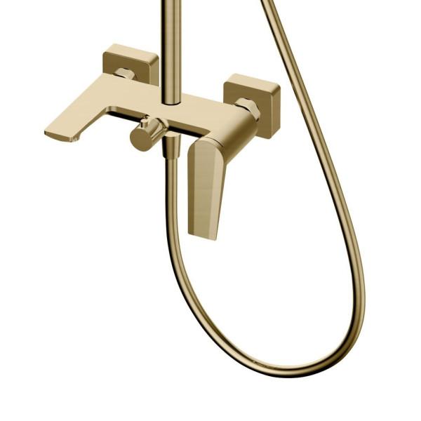 Душевая система OLIVE S VIAR 28511VRG, золотой сатин. Фото 3