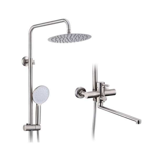 Душевая система Prohanss P31.24.05, сатин. Фото 1