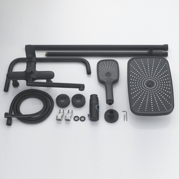 Душевая система Raffine F3685H, черный. Фото 3