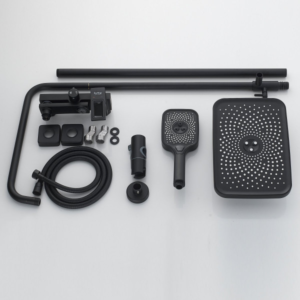 Душевая система Raffine F3696H, черный. Фото 3