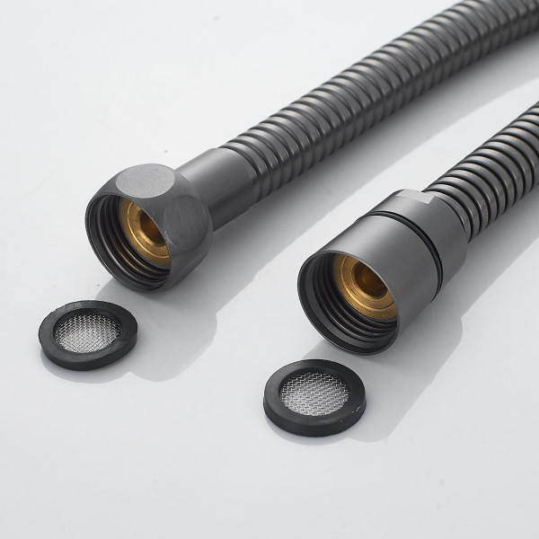 Душевая система Raffine F3696T, оружейная сталь. Фото 4