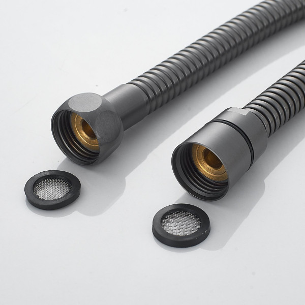 Душевая система Raffine F3699T, оружейная сталь. Фото 4