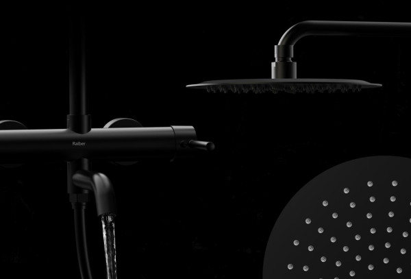 Душевая система Raiber RPB-006, черный. Фото 3