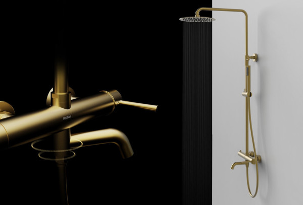 Душевая система Raiber RPG-006, золото. Фото 3