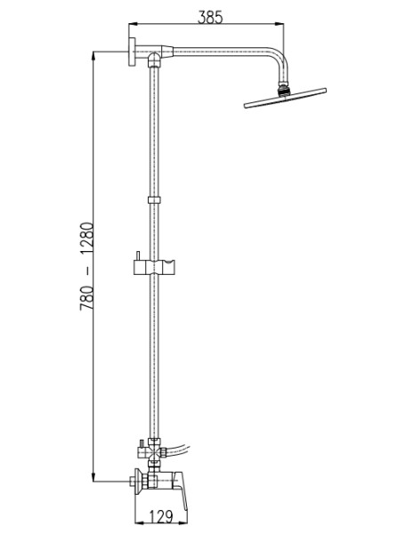 Душевая система Rav Slezak Colorado CO282.5/5. Фото 3