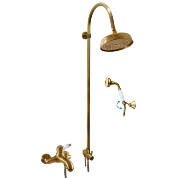 Душевая система Rav Slezak Labe L054.5/3SM. Фото 1