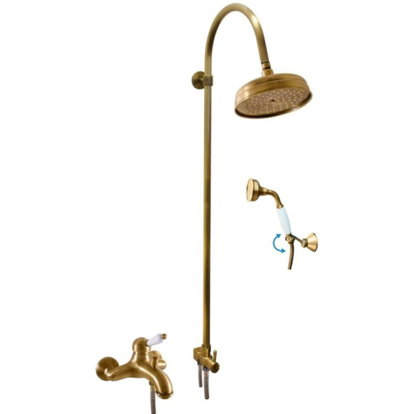 Душевая система Rav Slezak Labe L554.5/3SM. Фото 1