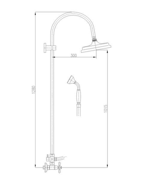 Душевая система Rav Slezak Morava MK881.5/3Z. Фото 3