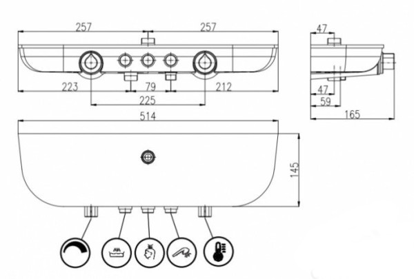 Душевая система Rav Slezak Murray MU253.5/4KC. Фото 3