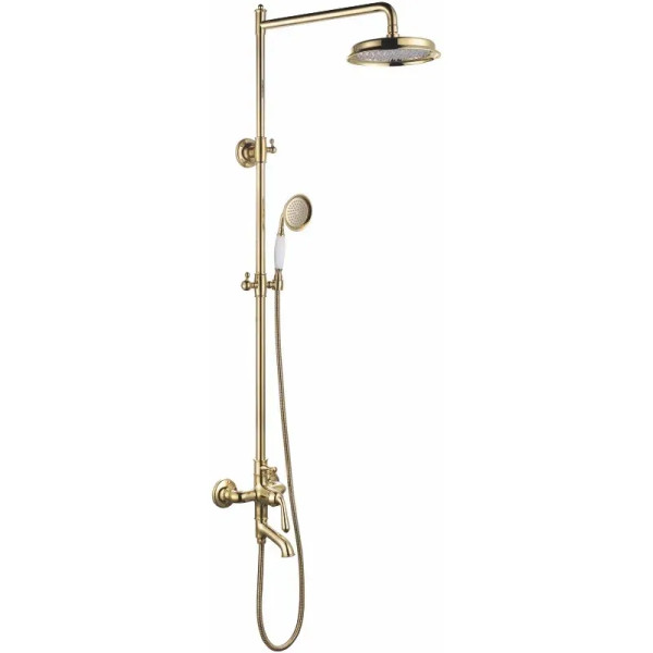 Душевая система Rose R0236E, золото. Фото 1