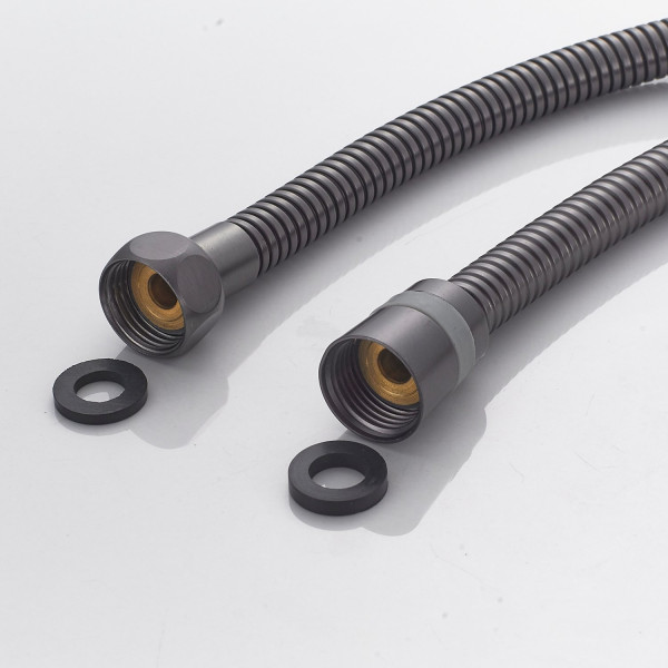 Душевая система Rose R1056T, оружейная сталь. Фото 4