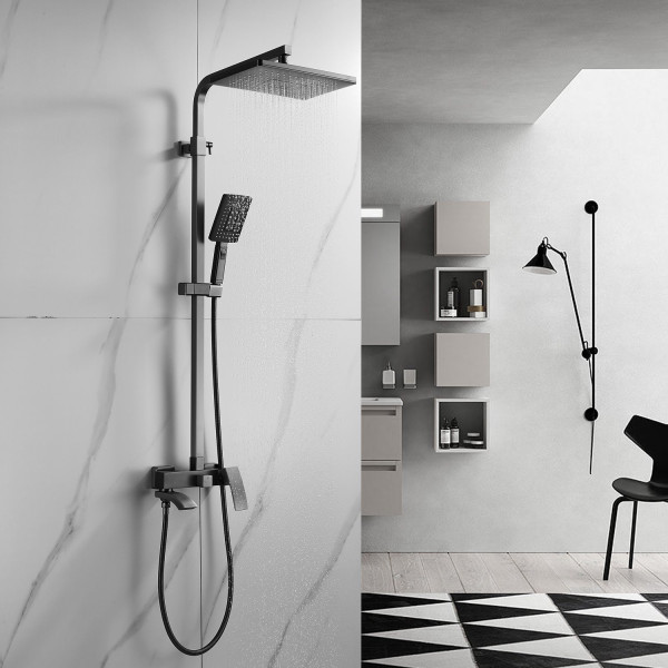 Душевая система Rose R1556T, пепельный. Фото 3