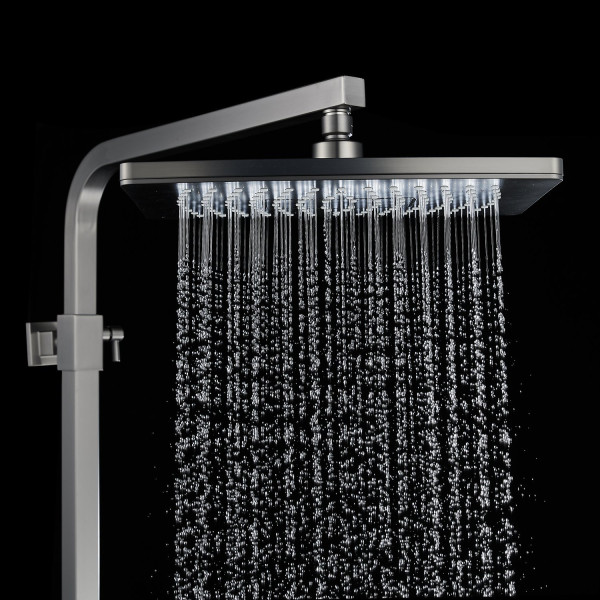 Душевая система Rose R1556T, пепельный. Фото 6