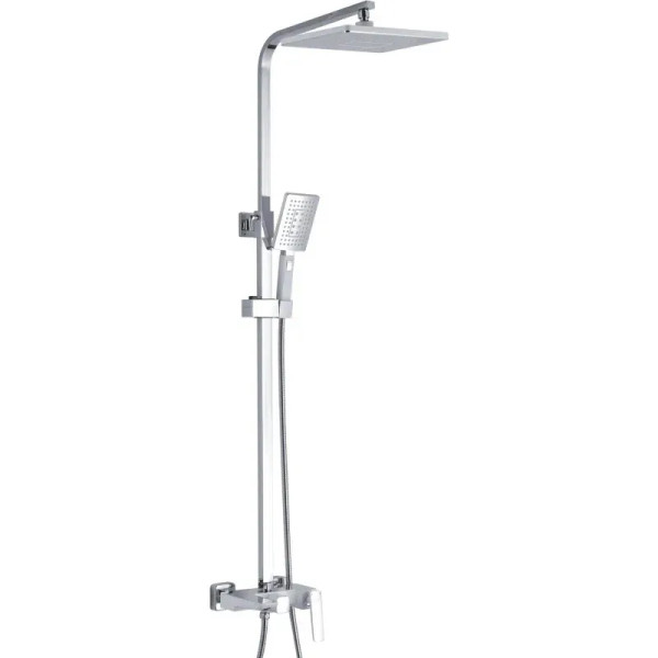 Душевая система Rose R1636F, белый/хром. Фото 1