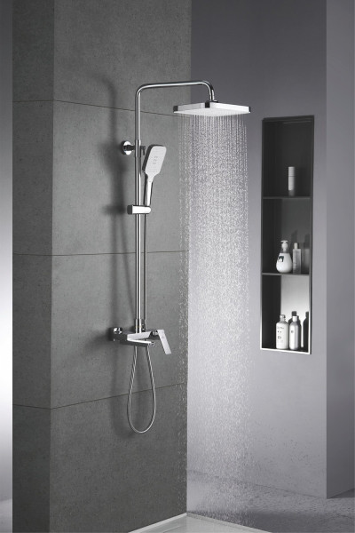 Душевая система Rose R1836, хром. Фото 3
