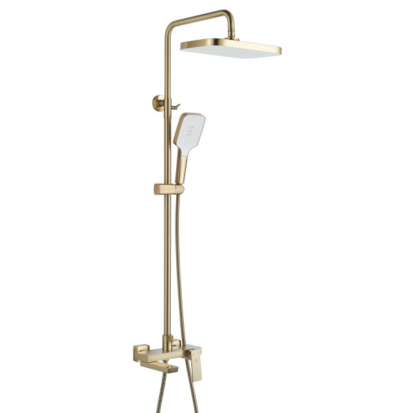 Душевая система Rose R1836G, золотой сатин. Фото 1