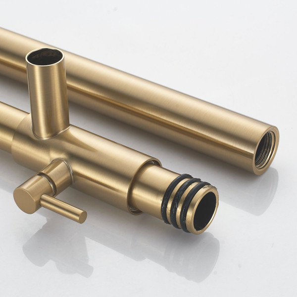 Душевая система Rose R1836G, золотой сатин. Фото 4