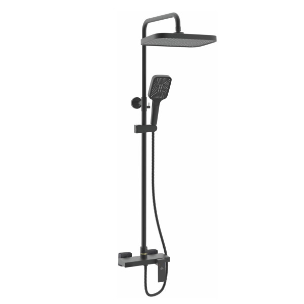 Душевая система Rose R1836H-6, черный. Фото 1