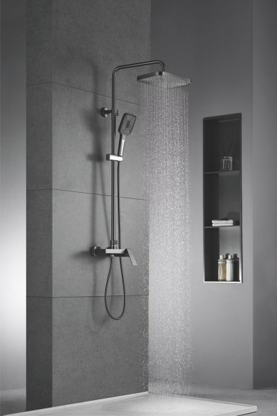 Душевая система Rose R1836T-6, пепельный. Фото 3