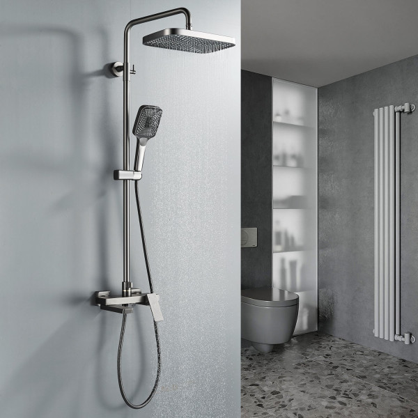 Душевая система Rose R1836T, пепельный. Фото 3