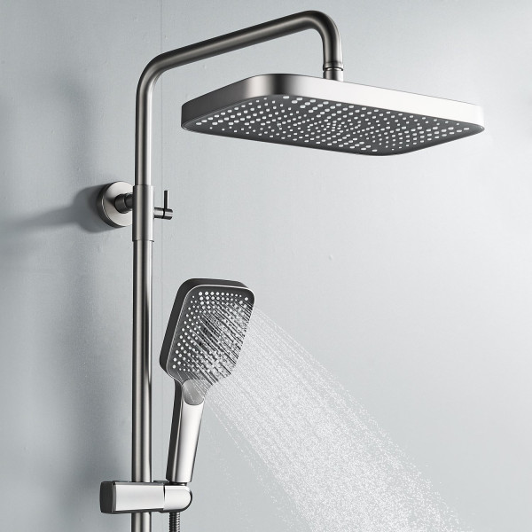 Душевая система Rose R1836T, пепельный. Фото 4