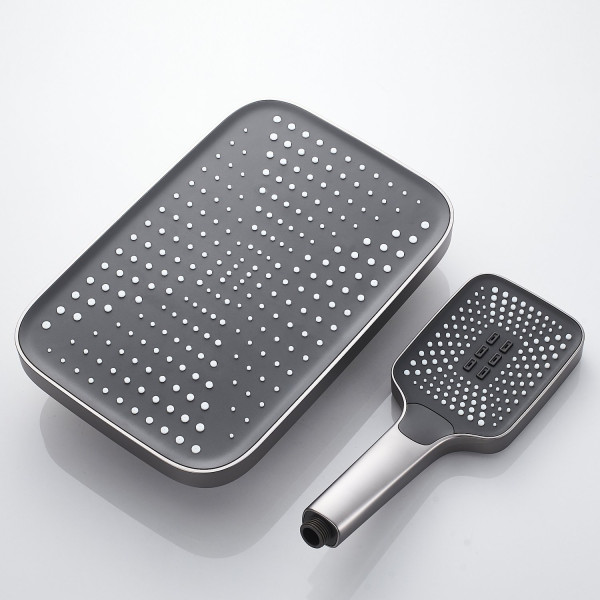 Душевая система Rose R1836T, пепельный. Фото 7