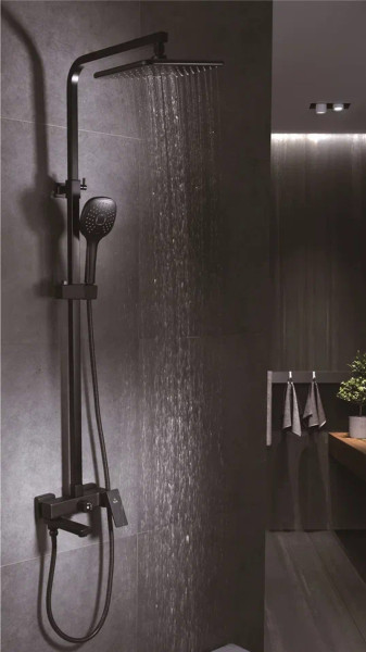 Душевая система Rose R2836H, черный. Фото 4