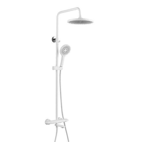 Душевая система Rose R3936C, белый. Фото 1