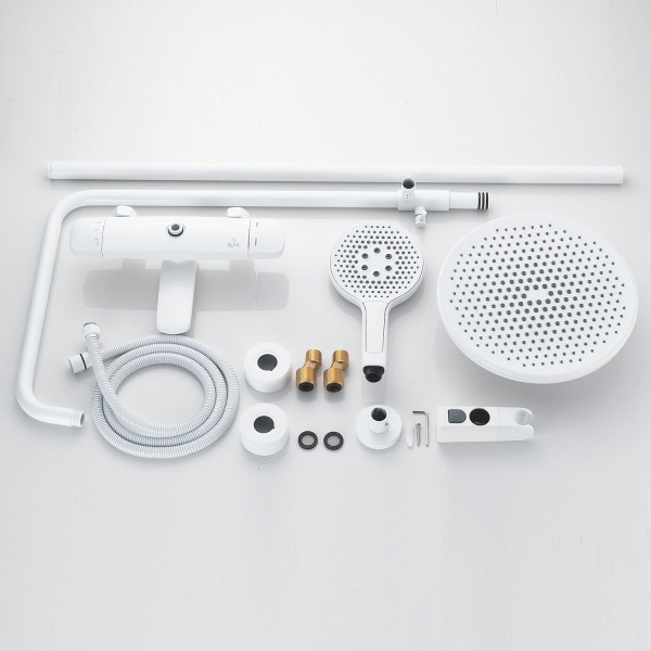 Душевая система Rose R3936C, белый. Фото 3
