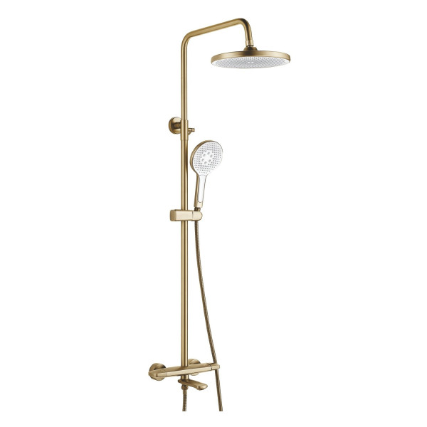 Душевая система Rose R3936G, золотой сатин. Фото 1