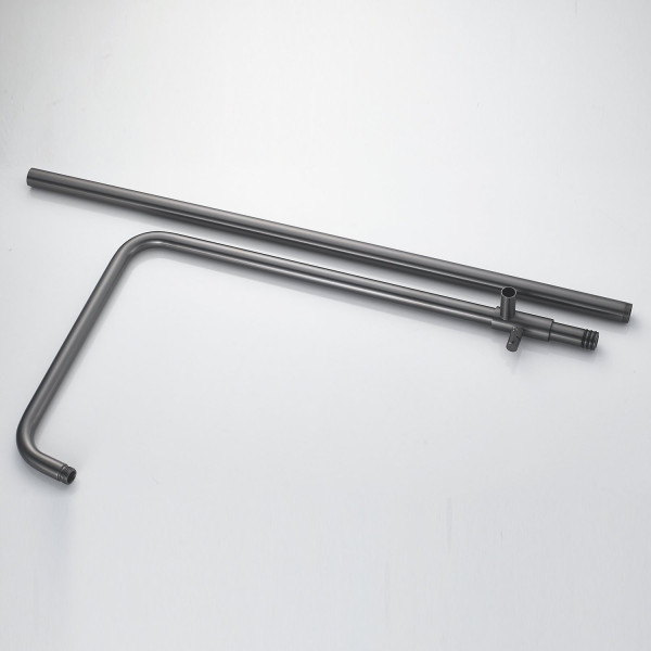 Душевая система Rose R3936T, оружейная сталь. Фото 4