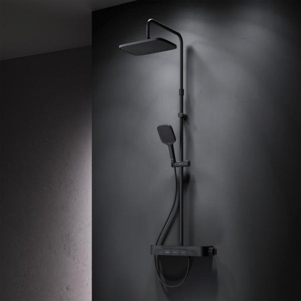 Душевая система с душевым смесителем-полкой и термостатом. Фото 1